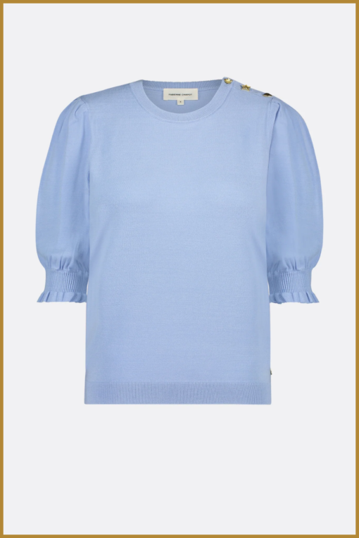 FABIENNE CHAPOT - Jolly Pullover powder blue -FAB240075 - Afbeelding 2