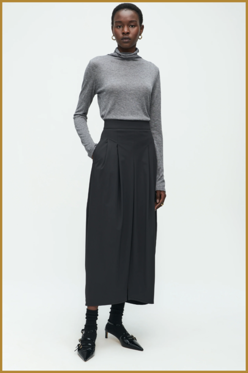 JL jack skirt-dark grey-JAN240028 - Afbeelding 2