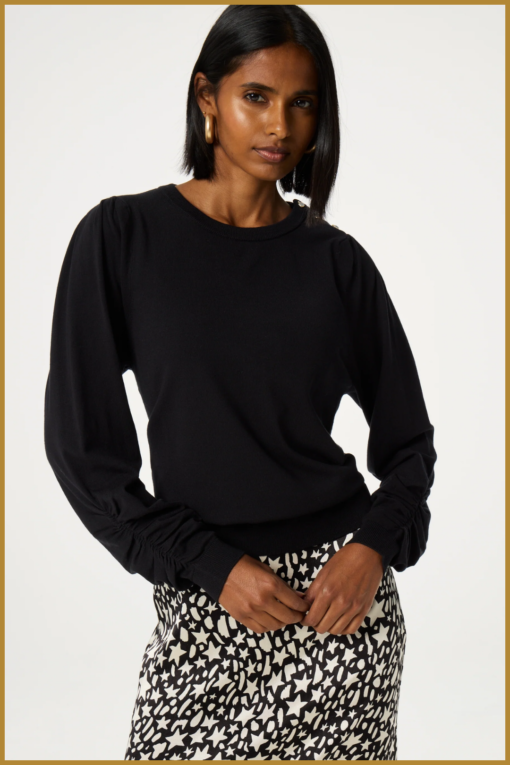 FABIENNE CHAPOT-  Molly Scrunch Pullover black -FAB240059