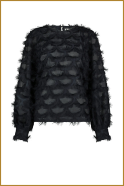 Alternative view of NUKUS - Jade top navy -NUK240016