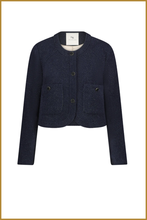 NUKUS -  Manchester Jacket navy -NUK2410021 - Afbeelding 2