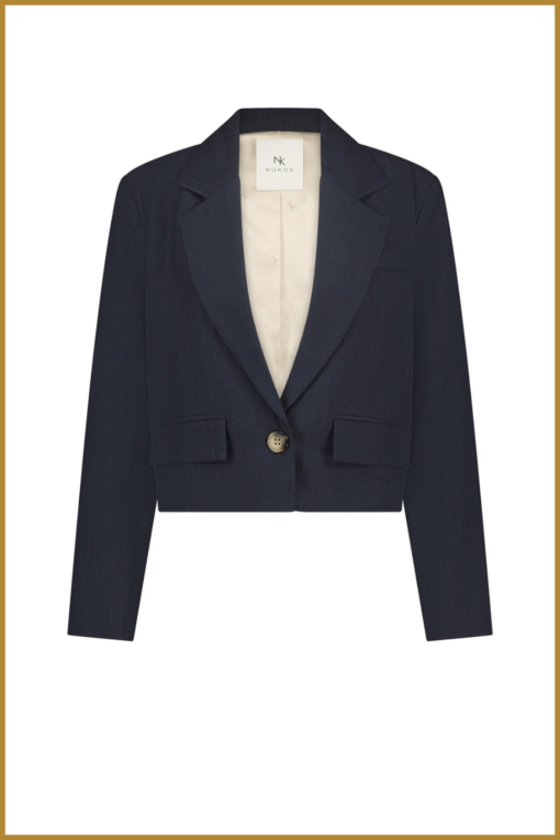 NUKUS - Dakar blazer navy -NUK240017 - Afbeelding 2
