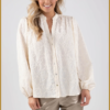 NUKUS - Daan blouse offwhite wit -NUK240011