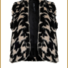 ZIP73- Gillet teddy zw/cha -ZIP240005