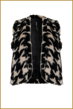 Alternative view of ZIP73- Gillet teddy zw/cha -ZIP240005