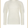 NUKUS - Merida top offwhite wit -NUK240008