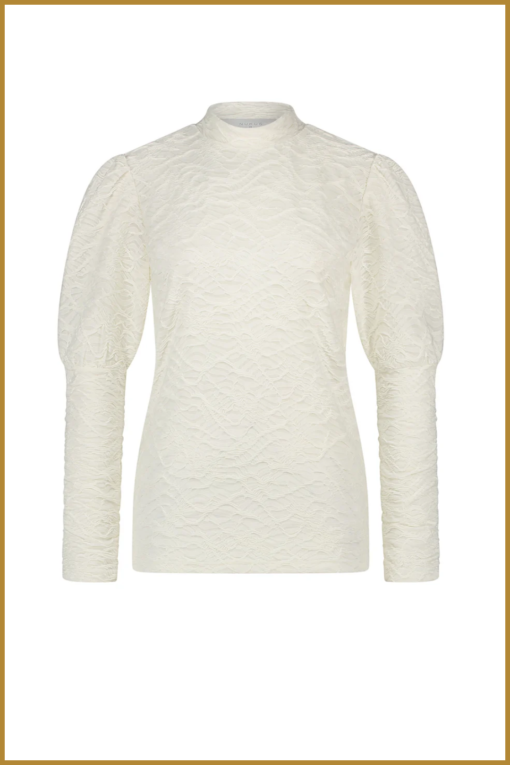 NUKUS - Merida top offwhite wit -NUK240008 - Afbeelding 2