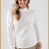NUKUS - Merida top offwhite wit -NUK240008