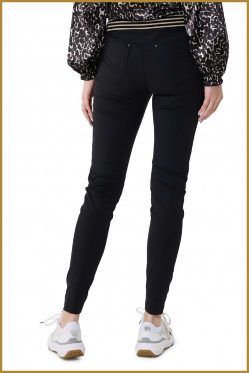 ZIP73- Broek Streepboord Zwart/Champ. -zwart-ZIP240001 - Afbeelding 2