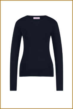 Alternative view of STUDIO ANNELOES - Lana pullover dark blu -STU240313