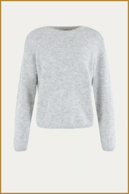 MSCW sense-light grey melange solid-MOS2400139 - Afbeelding 2