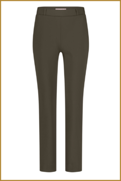 Alternative view of STUDIO ANNELOES -anna bonded trousers new army -STU240319