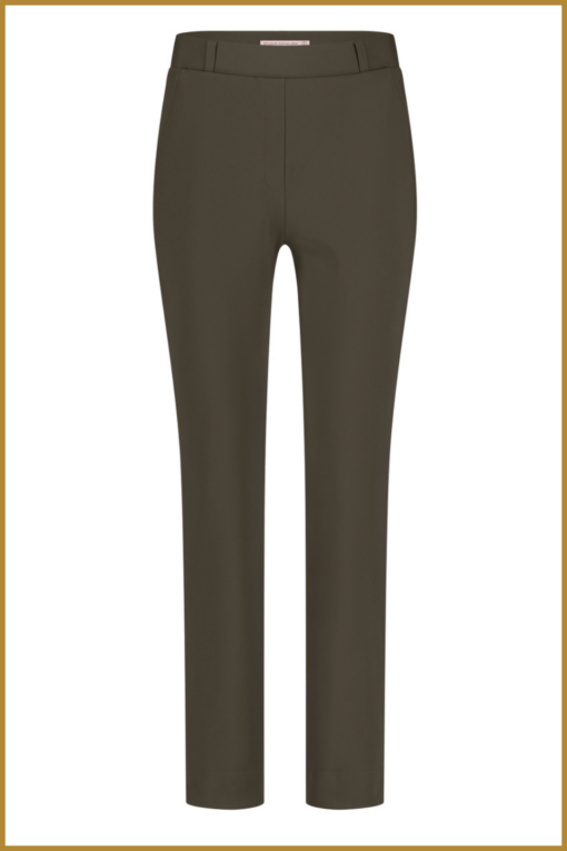 STUDIO ANNELOES -anna bonded trousers new army -STU240319 - Afbeelding 2