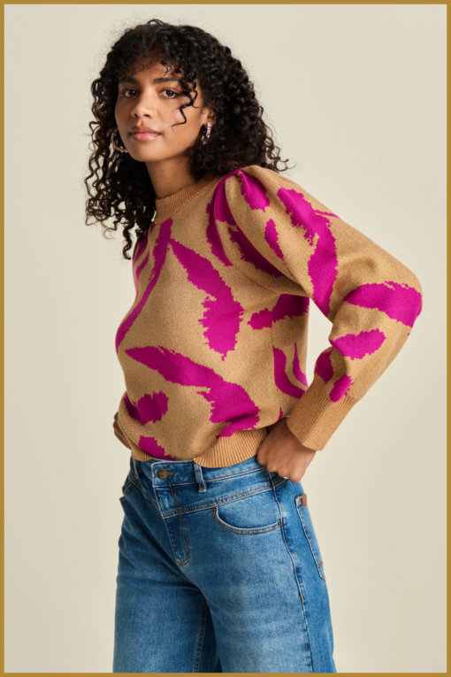 POM -  PULLOVER - Feathers Sparkle multi -POM240017