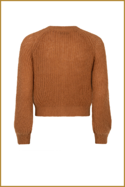 Alternative view of YDENCE -  Carigan Lotta camel -YDE240051