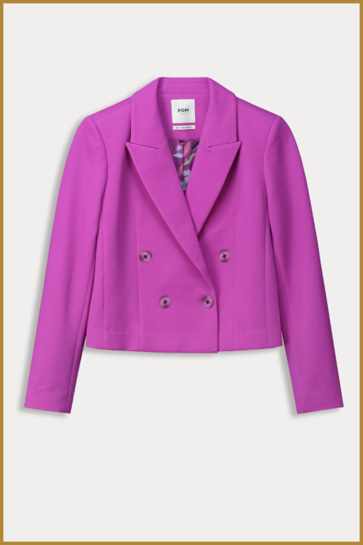 POM - BLAZER - Cactus Pink Short pink -POM240018 - Afbeelding 2