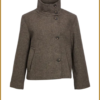OBJECT - OBJRIKI RE SHORT JACKET bruin -OBJ240064