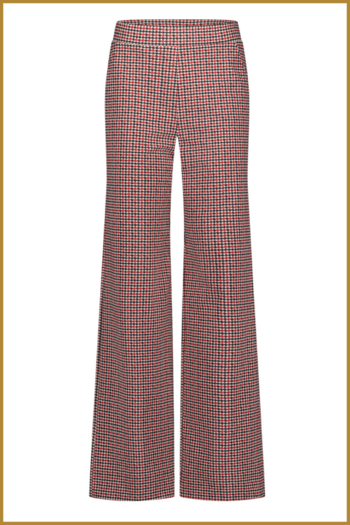 STUDIO ANNELOES -Lexie check trousers Multi rood -STU240308 - Afbeelding 2