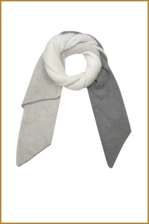 INUZ -  Bright blend zachte sjaal -grijs-YEH240010