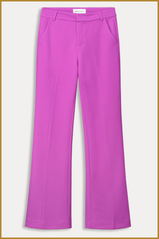 POM -  PANTS - Wide Leg Cactus Pink roze -POM240016 - Afbeelding 2