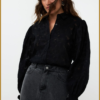 YDENCE - Blouse Birdie zwart -YDE240070