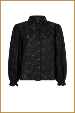 Alternative view of YDENCE - Blouse Birdie zwart -YDE240070