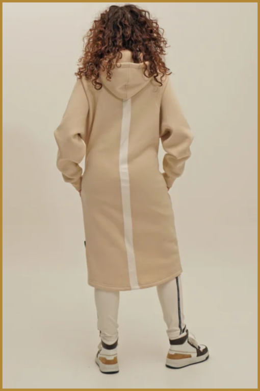 SNEAKERDRESSES-  Hoodydress offwhite -SNE240032 - Afbeelding 2