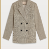 JOSH V damia-mocha brown check-JOV240032