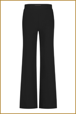 Alternative view of STUDIO ANNELOES - Lexie bonded trousers zwart -STU2400328