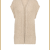 NUKUS - Gilly Gilet Lurex Sand -NUK240030