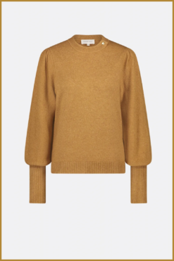 Alternative view of FABIENNE CHAPOT - Joy Beatrice Pullover camel club -FAB24078