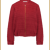 STUDIO ANNELOES - Jax tweed bomber jacket rood -STU240309