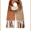 INUZ - Sjaal ombre multi - camel-YEH240002