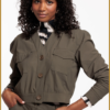 STUDIO ANNELOES - Becky cargo jacket groen -STU24327