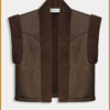 POM - GILET - Lammy Brown -POM240019