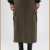 NUKUS -Brooklyn Skirt Burned Olive-NUK240029