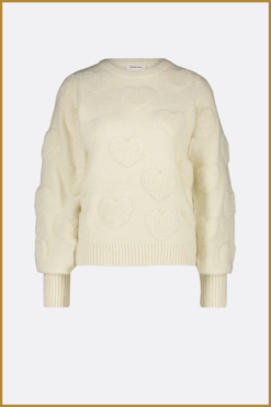 Alternative view of FABIENNE CHAPOT - Bibian Heart Pullover warm white -FAB240080