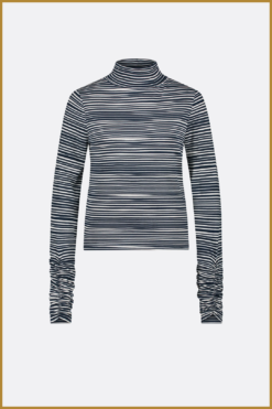 Alternative view of FABIENNE CHAPOT - Jade top navy -FAB240093