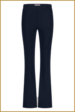 Alternative view of STUDIO ANNELOES - Flair bonded trousers dark blue -STU240340