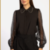 AAIKO - PILLAR STRASS PEARL black -AAI240037