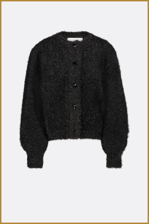 FABIENNE CHAPOT - Kitty cardigan black -FAB240085 - Afbeelding 2