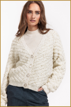 STUDIO ANNELOES -  Iris chunky glitter cardigan kit -STU240330