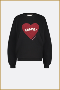 Alternative view of FABIENNE CHAPOT -Terry heart sport heart black -FAB240091