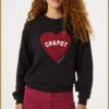 FABIENNE CHAPOT -Terry heart sport heart black -FAB240091