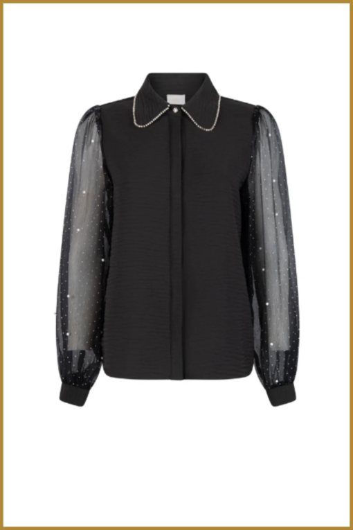 AAIKO - PILLAR STRASS PEARL black -AAI240037 - Afbeelding 2