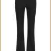 STUDIO ANNELOES- Flair bonded trousers zwart-STU240341