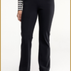 STUDIO ANNELOES- Flair bonded trousers zwart-STU240341