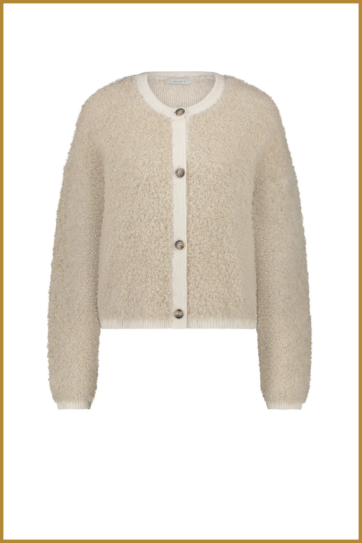 NUKUS - Mandy cardigan sand -NUK240101 - Afbeelding 2