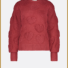 FABIENNE CHAPOT -Bibian Heart Pullover cerise red -FAB240087