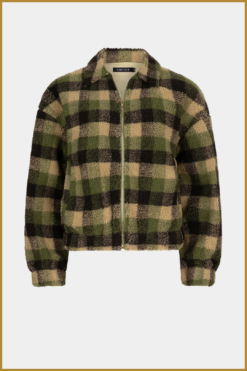 YDENCE-Jacket Felicia groen-YDE240087